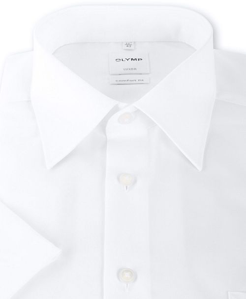 Camisa OLYMP Luxor Comfort Fit blanca de manga corta Product / Detail