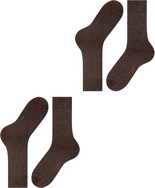 Falke Happy Socks 2 Pairs Brown Product