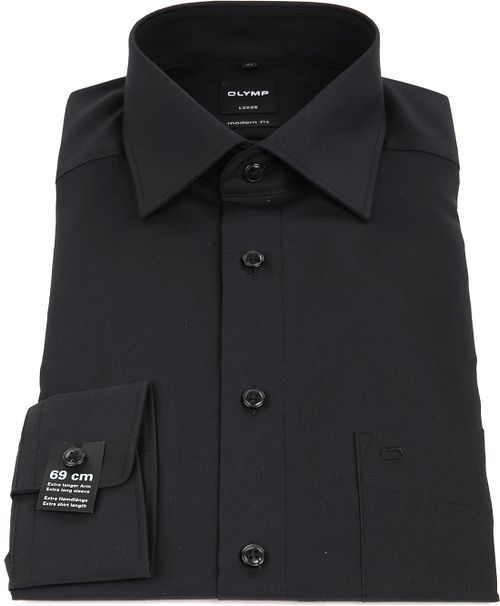 Koszula OLYMP Luxor z bardzo długim rękawem czarna Product / Detail