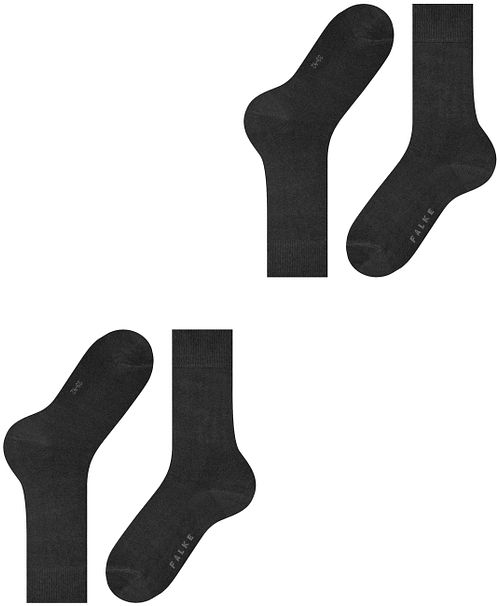Falke Svingsokker 2-pak Antracit Product