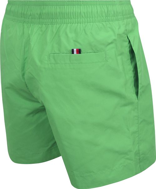 Kąpielówki Tommy Hilfiger z logo jasne zielone Product / Achterkant