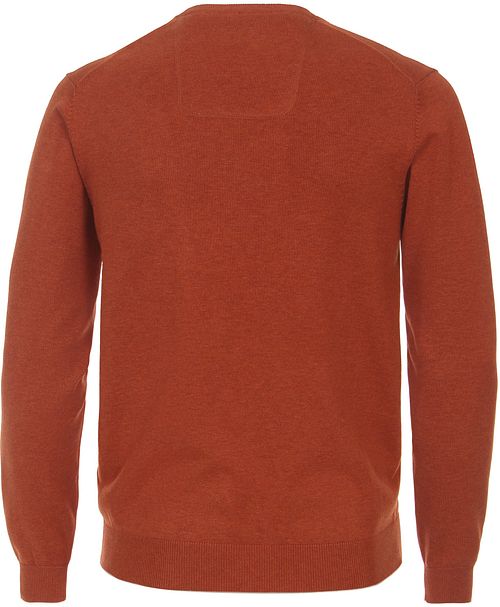 Casa Moda Pullover V-Hals Oranje Product / Achterkant