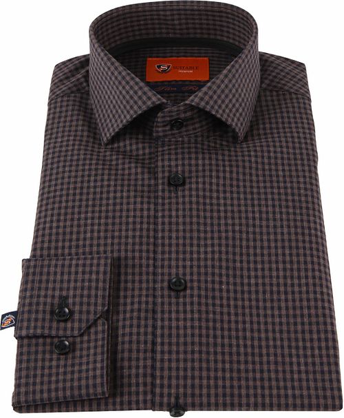 Suitable Hemd Vichy Karo Braun Product / Detail