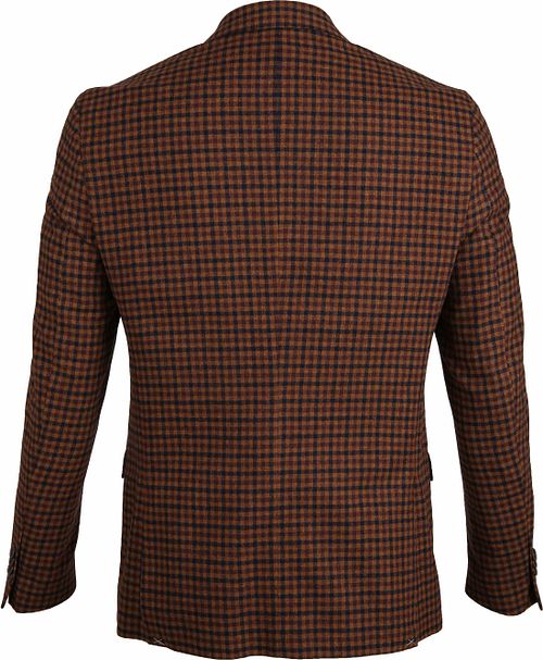 Suitable Prestige Blazer Tollegno Wool Blend Checks Product / Achterkant