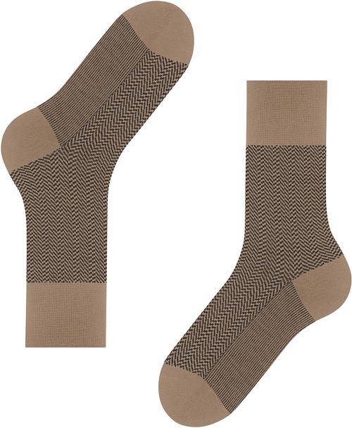 Skarpety Falke Airport Herringstripe w kolorze beżowym Product