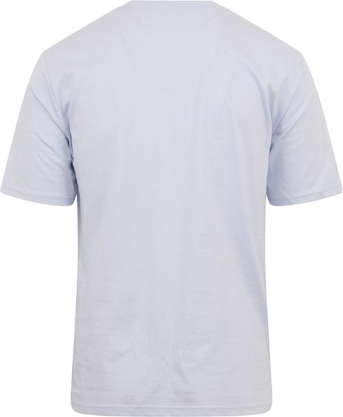 Marc O'Polo T-shirt med logo lyseblå Product / Achterkant