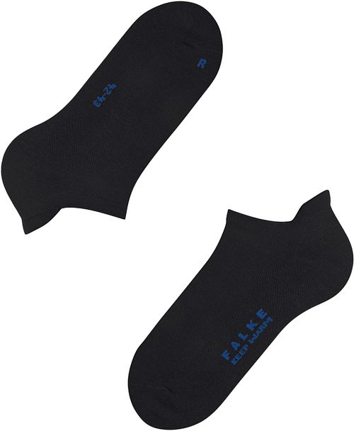 Falke Hold Varm Sneakersokker Sort 3000 Product