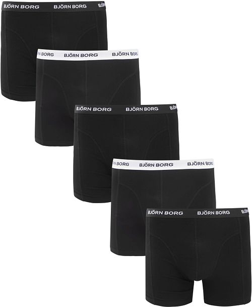 Björn Borg Boxershorts i bomullsstretch 5-pack Svart Product