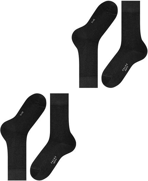 Falke Happy Socks 2 Pair Black Product / Detail