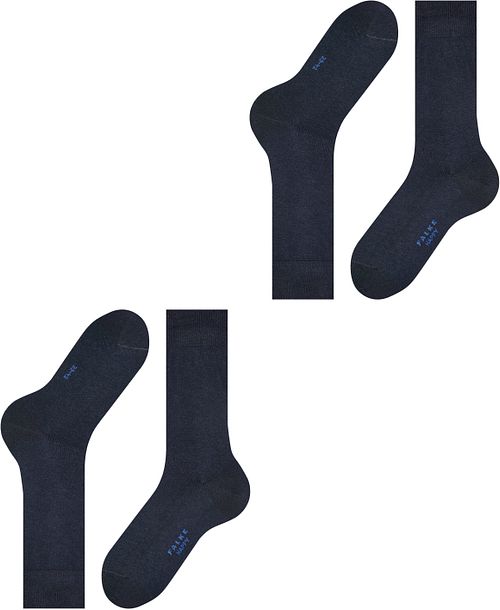 Falke Glade 2-pak sokker, navy Product