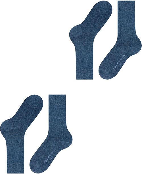 Falke Swing Sokker 2-Pakke Mørkeblå Product