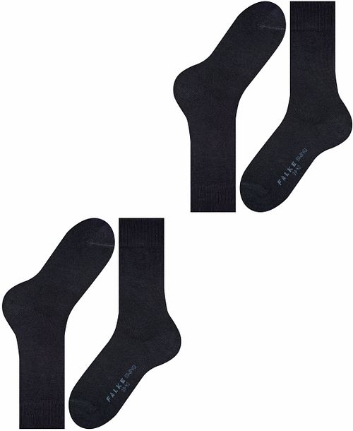Falke Swing Sokker 2-pak marinenblå Product