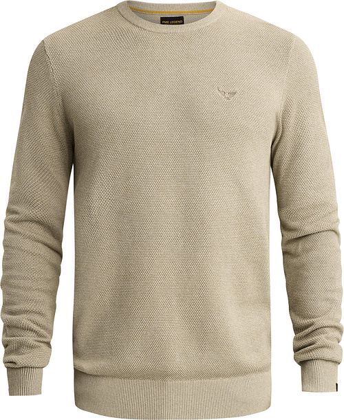 PME Legend Structure Pullover Melange Stone Green