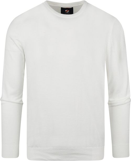 Suitable Sweter z okrągłym dekoltem biały Product