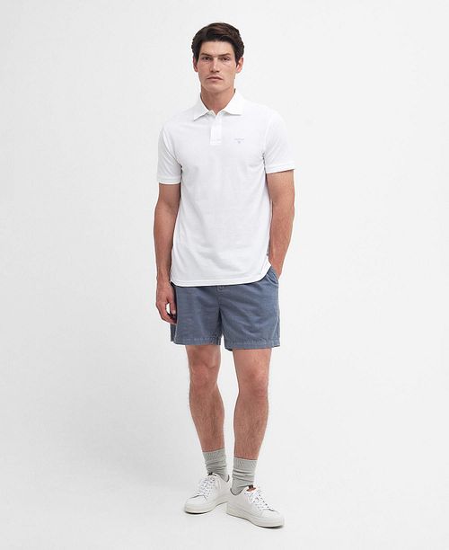 Barbour Poloshirt Blanche Model / Voorkant
