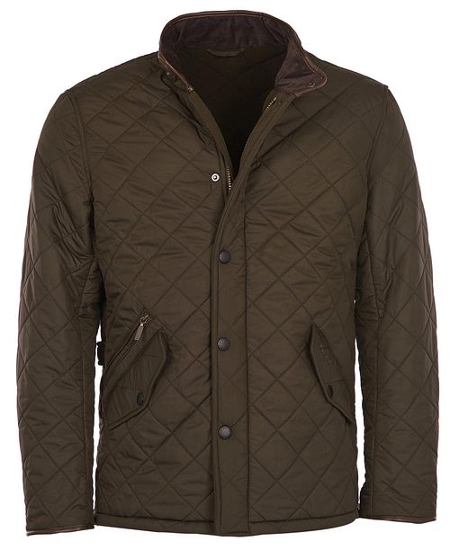 Barbour Vadderad Jacka Powell Oliv Product