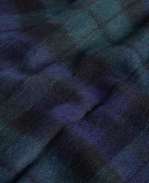 Barbour Sciarpa Blackwatch in lana d’agnello verde scuro Product / Detail