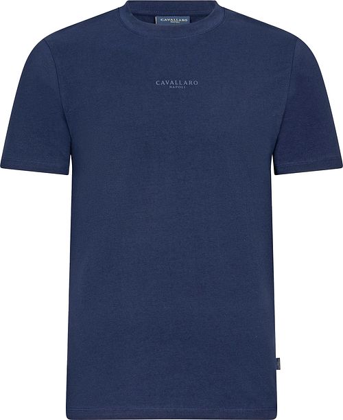 Cavallaro Darione T-shirt Logotyp Marinblå Product