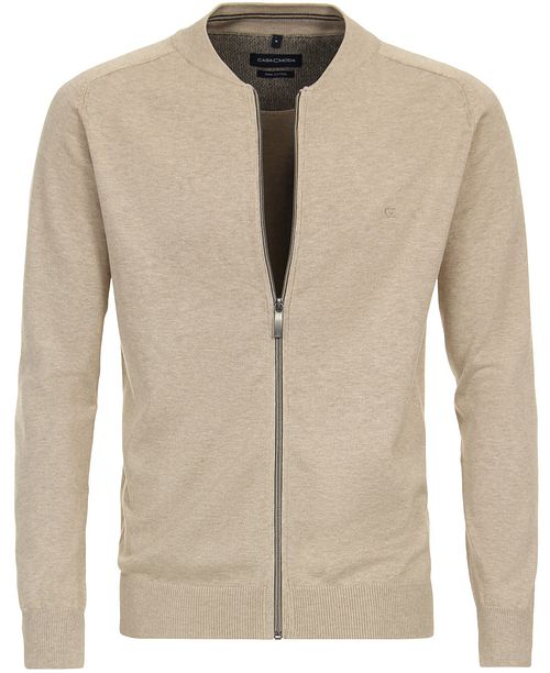 Gilet CASAMODA con zip beige Product