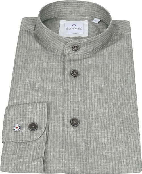 Blue Industry Overhemd Army Groen Product / Detail