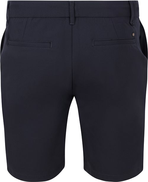 No Excess Chino Short 4-Way Stretch Sedoc Marineblå Product / Achterkant