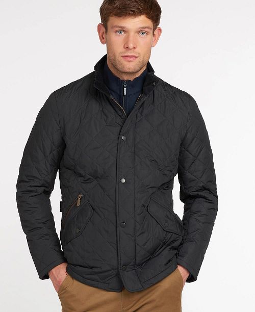 Pikowana kurtka Barbour Chelsea Sportsquilt w kolorze granatowym Model / Voorkant