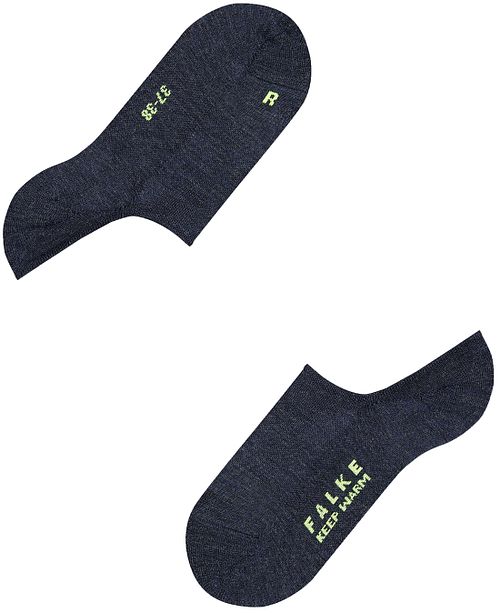 Falke Chaussettes de sport Keep Warm Bleu Foncé Product