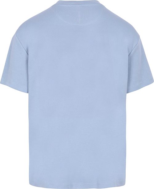 Camiseta Suitable Rink Heavy Jersey de algodón orgánico en azul Product / Achterkant