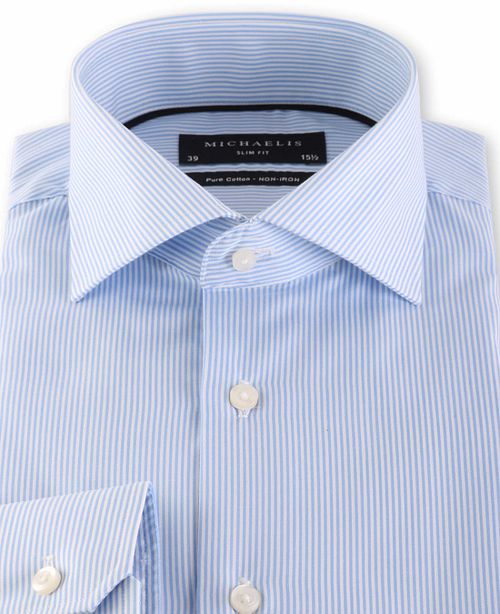 Michaelis Shirt Skinny Blue Stripe Product / Detail