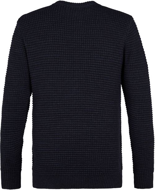 Petrol Maglione Toledo Structure Navy Product / Achterkant