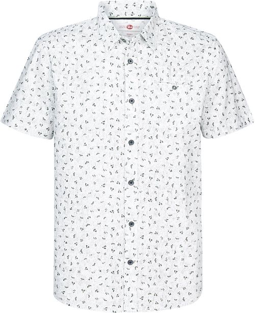 Petrol Short Sleeve Overhemd Print Groen Product