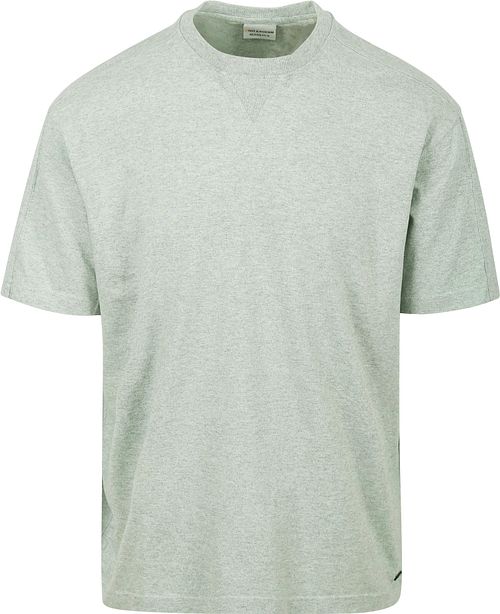 T-Shirt No Excess jaspeada en verde menta Product