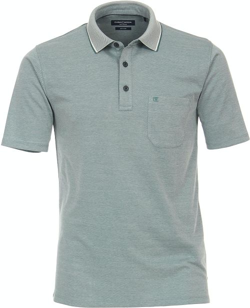 CASAMODA Polo Stretch Melange jasnozielone Product