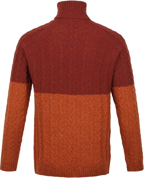 Passer perfekt italiensk style med denne orange italienske hæklet trøje fra Suitable Product / Achterkant