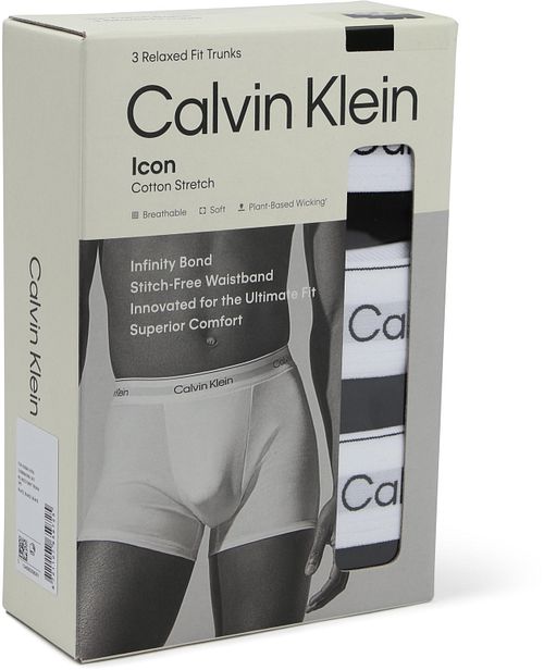 Bokserki Calvin Klein 3-pack czarne Verpakking