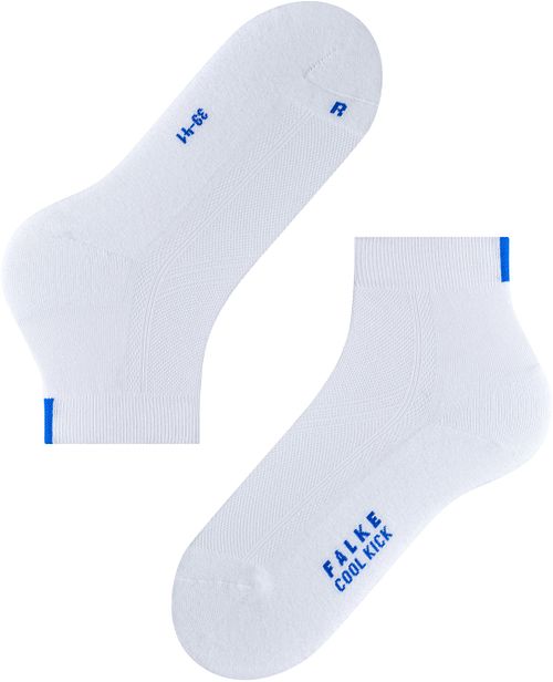 Falke Cool Kick Sok Hvid Blå Product / Detail
