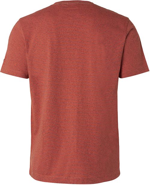 Camiseta No Excess de rayas melange roja Product / Achterkant