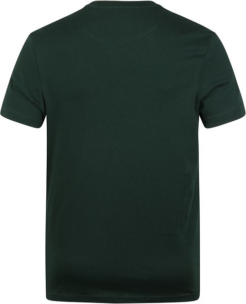T-Shirt Lyle and Scott verde scuro Product / Achterkant