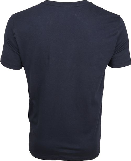 Marc O'Polo T-Skjorte Nature Navy Product / Achterkant