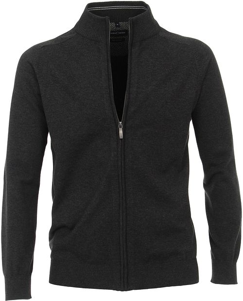 Casa Moda Vest Antracit med lynlås Product