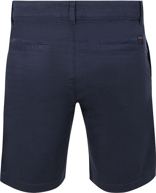 Szorty chino BOSS slim fit w kolorze granatowym Product / Achterkant