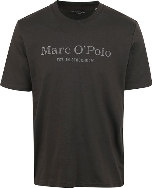 T-Shirt con logo de Marc O'Polo en antracita Product