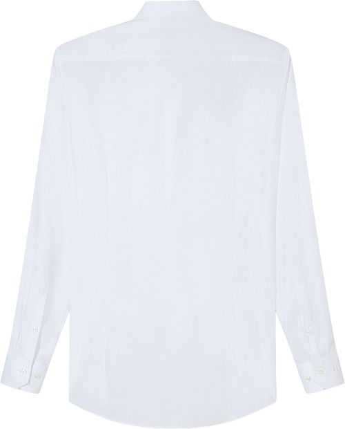 OLYMP No'6 six koszula Skinny Fit biała z bardzo długimi rękawami Product / Achterkant