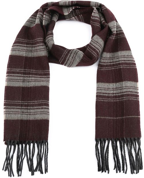 Suitable męski szalik akrylowy w kratę 20-03 Product