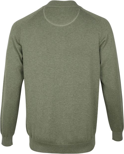 Casa Moda Vest Lynlås Grøn Product / Achterkant