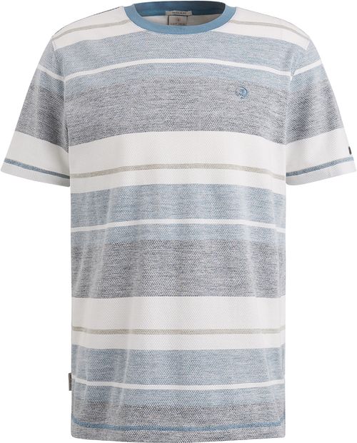 Cast Iron T-skjorte Strikket Stripe Blå Product