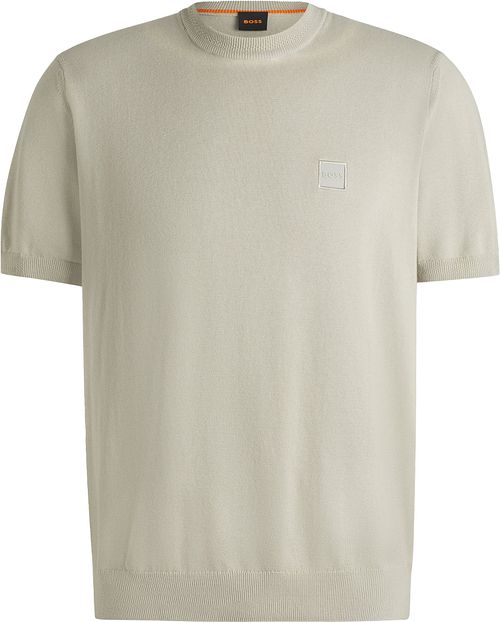 BOSS Strikke T-shirt Kanache Ecru Product