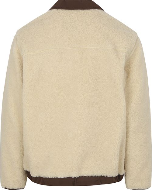 Kurtka Levi's Sherpa z polaru w kolorze ecru Product / Achterkant