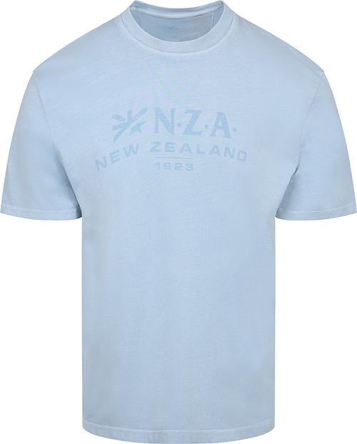 NZA T-shirt Faded Logo Bleu Ciel Product