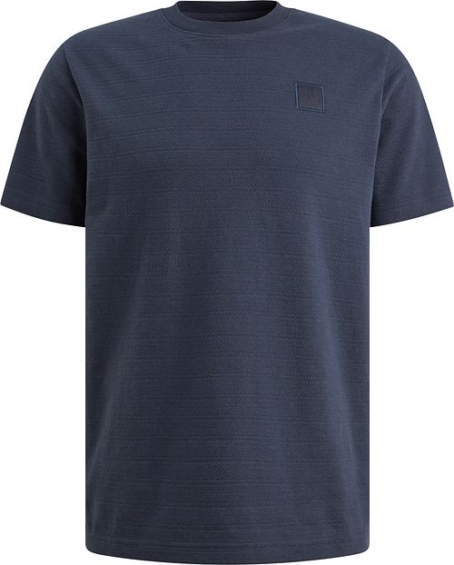 PME Legend T-Shirt Jacquard Stripe Marine Product